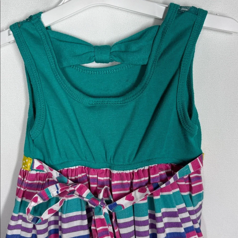 💜3/$15 RMLA Toddlers Colorful Heart Patterned Dress -Size 3T - Picture 6 of 9